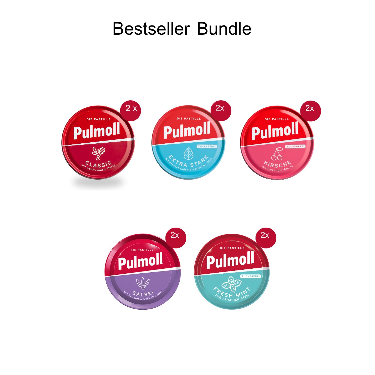Pulmoll Bestseller-Bundle – 10 Dosen ausgewählter Favoriten