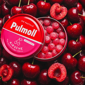 Pulmoll Kirsche zuckerfrei – 10 × 50 g Karton