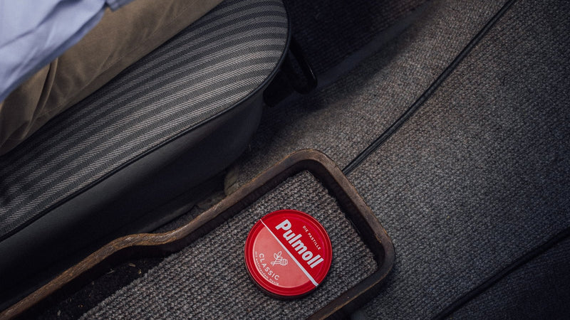 Pulmoll Retro-Dose im Oldtimer